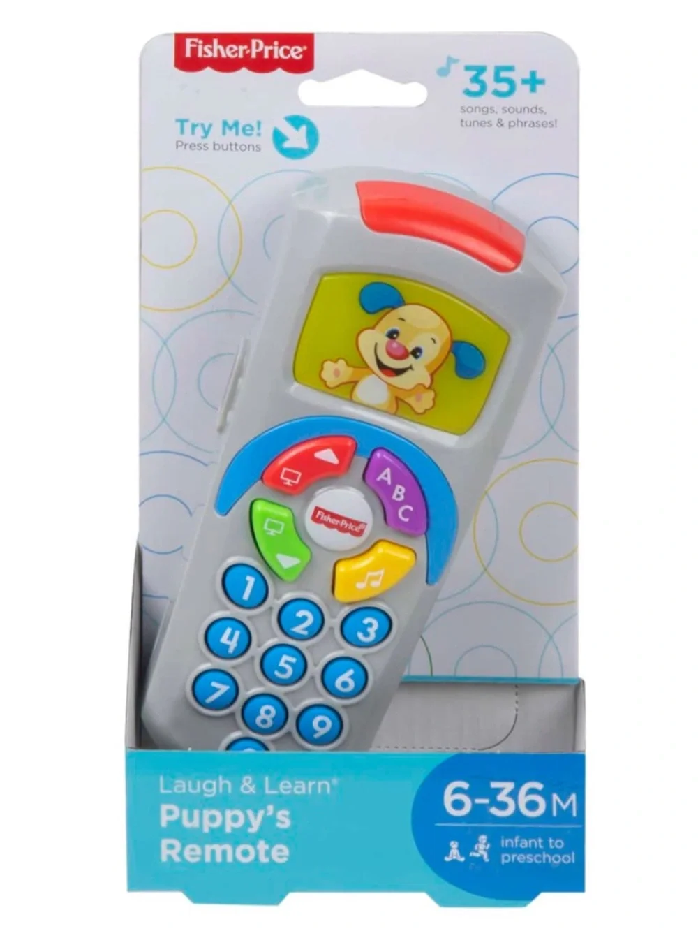 Fisher-Price Laugh & Learn Puppy’s Remote Learning Toy with Music and Lights